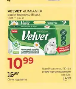 Jawa Drogerie Papier toaletowy Velvet Rumianek oferta