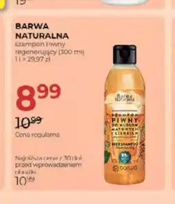 Jawa Drogerie Szampon piwny regenerujący Barwa Naturalna oferta