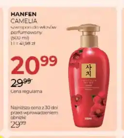Jawa Drogerie Szampon do włosów perfumowany Hanfen Camelia oferta