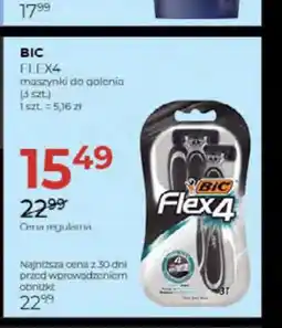 Jawa Drogerie Maszynki do golenia Bic Flex4 3-pak oferta