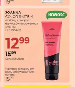 Jawa Drogerie Viralowy szampon do włosów farbowanych Joanna Color System oferta
