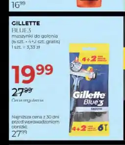 Jawa Drogerie Maszynki do golenia Gillette Blue3 6-pak oferta