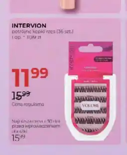 Jawa Drogerie Kępki rzęs Intervion potrójne oferta