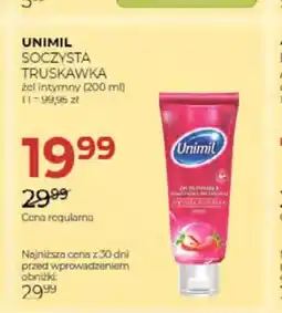 Jawa Drogerie Żel intymny Unimil Soczysta Truskawka oferta