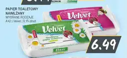 Słoneczko Papier toaletowy nawilżany Velvet oferta