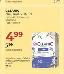Jawa Drogerie Patyczki higieniczne Cleanic Naturals Linen oferta