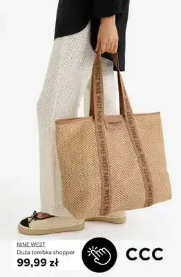 Duża torebka shopper Nine West