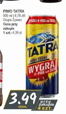 Słoneczko Piwo Tatra Jasne Pełne oferta