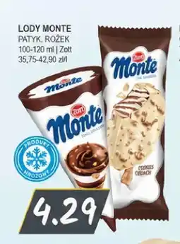 Słoneczko Lody Monte patyk oferta