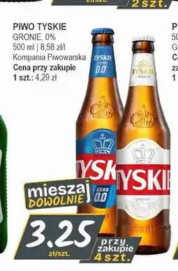 Słoneczko Piwo bezalkoholowe Tyskie Zero 0,0 oferta