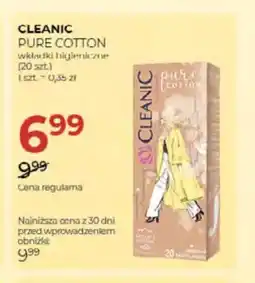 Jawa Drogerie Wkładki higieniczne Cleanic Pure Cotton oferta