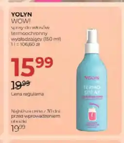 Jawa Drogerie Spray do włosów termoochronny wygładzający Yolyn Wow! oferta