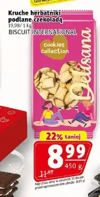 Prim Market Kruche herbatniki podlane czekoladą Delisana oferta