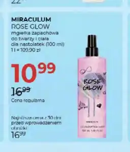 Jawa Drogerie Mgiełka zapachowa do twarzy i ciała dla nastolatek Miraculum Rose Glow oferta