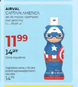 Jawa Drogerie Żel do mycia i szampon 2w1 Airval Captain America oferta