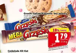 Prim Market Wafelek Grześki Gofree bez polewy smak czekolada z orzechami oferta