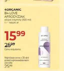 Jawa Drogerie Olejek intymny 4organic B4 Love Afrodyzjak oferta