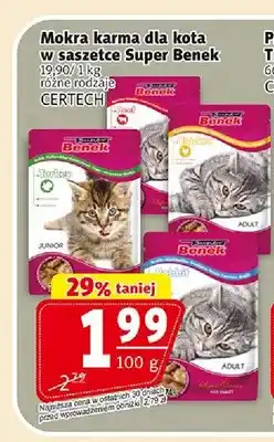 Prim Market Mokra karma dla kota w saszetce Super Benek oferta