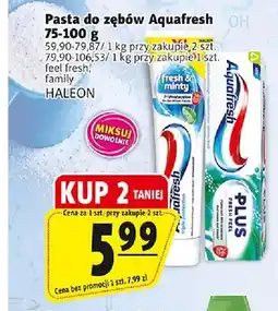 Prim Market Pasta do zębów Aquafresh feel fresh oferta