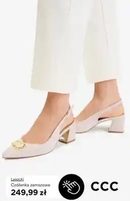 CCC Czółenka zamszowe Lasocki oferta