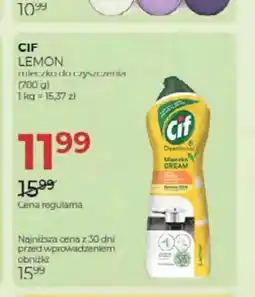 Jawa Drogerie Mleczko do czyszczenia Cif Lemon oferta