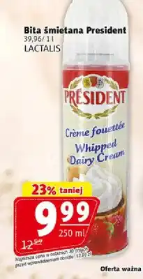 Prim Market Bita śmietana President oferta