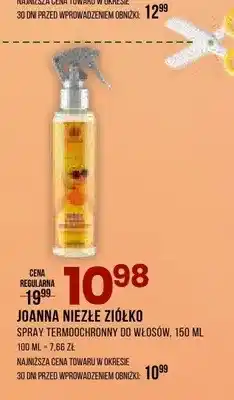 Drogerie Natura Spray termoochronny do włosów JOANNA NIEZŁE ZIÓŁKO oferta