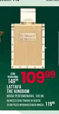 Drogerie Natura Woda perfumowana Lattafa The Kingdom oferta