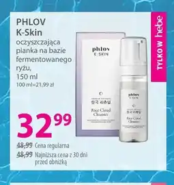 Hebe Oczyszczająca pianka na bazie fermentowanego ryżu PHLOV K-Skin oferta