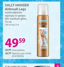 Hebe Wodoodporne rajstopy w sprayu 002 medium glow SALLY HANSEN Airbrush Legs oferta