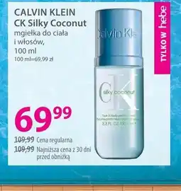 Hebe Mgiełka do ciała CALVIN KLEIN CK Silky Coconut oferta
