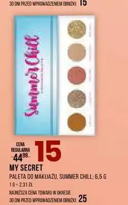 Drogerie Natura Paleta do makijażu MY SECRET Summer Chill oferta