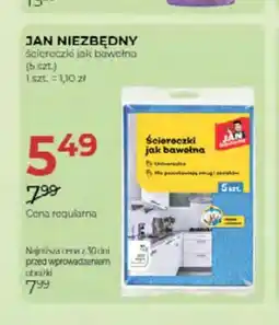 Jawa Drogerie Ściereczki jak bawełna Jan Niezbędny oferta