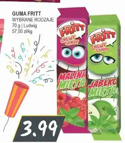 Słoneczko Guma Fritt malina mięta oferta