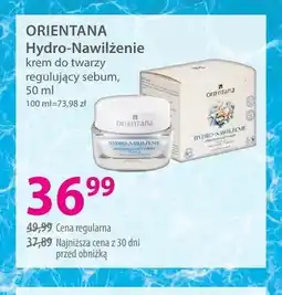 Hebe Krem do twarzy regulujący sebum ORIENTANA Hydro-Nawilżenie oferta