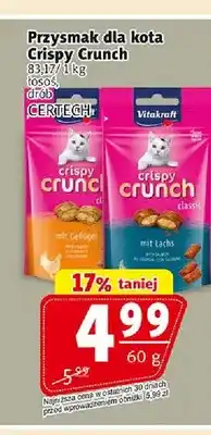 Prim Market Przysmak dla kota Vitakraft Crispy Crunch łosoś oferta