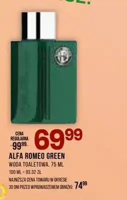 Drogerie Natura Woda toaletowa Alfa Romeo Green oferta