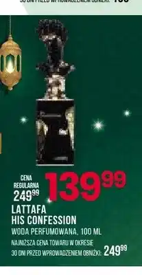 Drogerie Natura Woda perfumowana Lattafa His Confession oferta