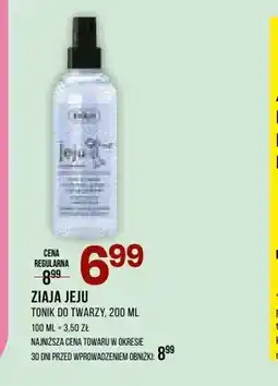 Drogerie Natura Tonik do twarzy Ziaja Jeju oferta
