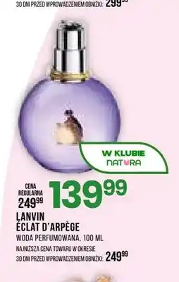 Drogerie Natura Woda perfumowana Lanvin Éclat d'Arpège oferta