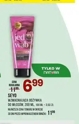 Drogerie Natura Wzmacniająca odżywka do włosów Seyo oferta
