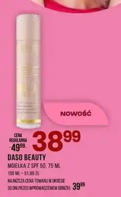 Drogerie Natura Mgiełka z SPF 50 DASO BEAUTY oferta