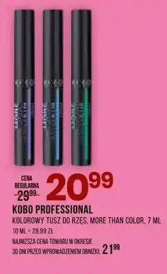 Drogerie Natura Kolorowy tusz do rzęs More Than Color KOBO PROFESSIONAL oferta