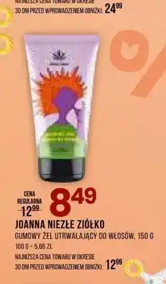 Drogerie Natura Gumowy żel utrwalający do włosów JOANNA NIEZŁE ZIÓŁKO oferta