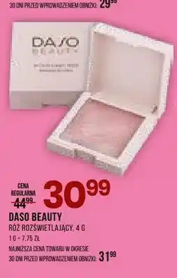Drogerie Natura Róż rozświetlający DASO BEAUTY oferta