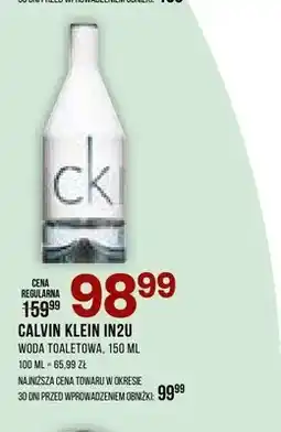 Drogerie Natura Woda toaletowa Calvin Klein IN2U oferta