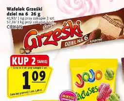 Prim Market Wafelek Grześki dziel na 6 kakaowe oferta