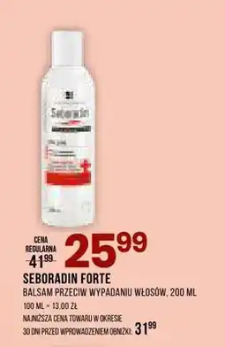 Drogerie Natura Balsam przeciw wypadaniu włosów Seboradin Forte oferta