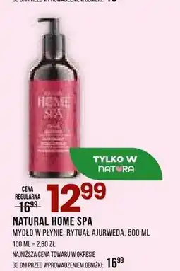 Drogerie Natura Mydło w płynie Natural Home Spa Rytuał Ajurweda oferta