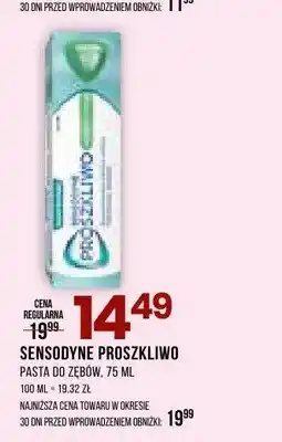 Drogerie Natura Pasta do zębów Sensodyne Proszkliwo oferta